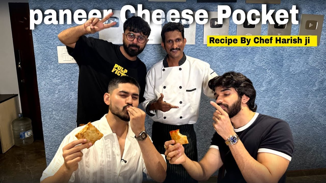 Special Paneer Cheese Pocket 🧀😋 By Chef Harish Ji