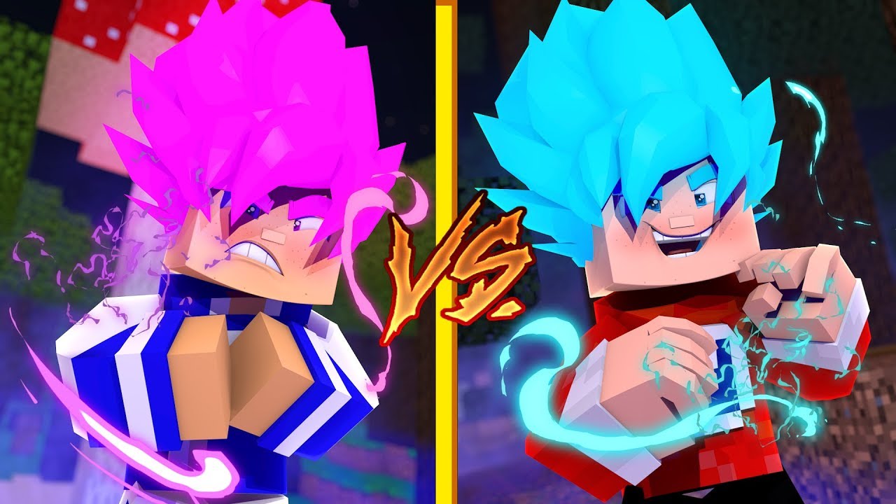 Minecraft: SUPER SAYAJIN BLUE VS SUPER SAYAJIN ROSE - DRAGON BALL SUPER Ep.28 « Nitro »