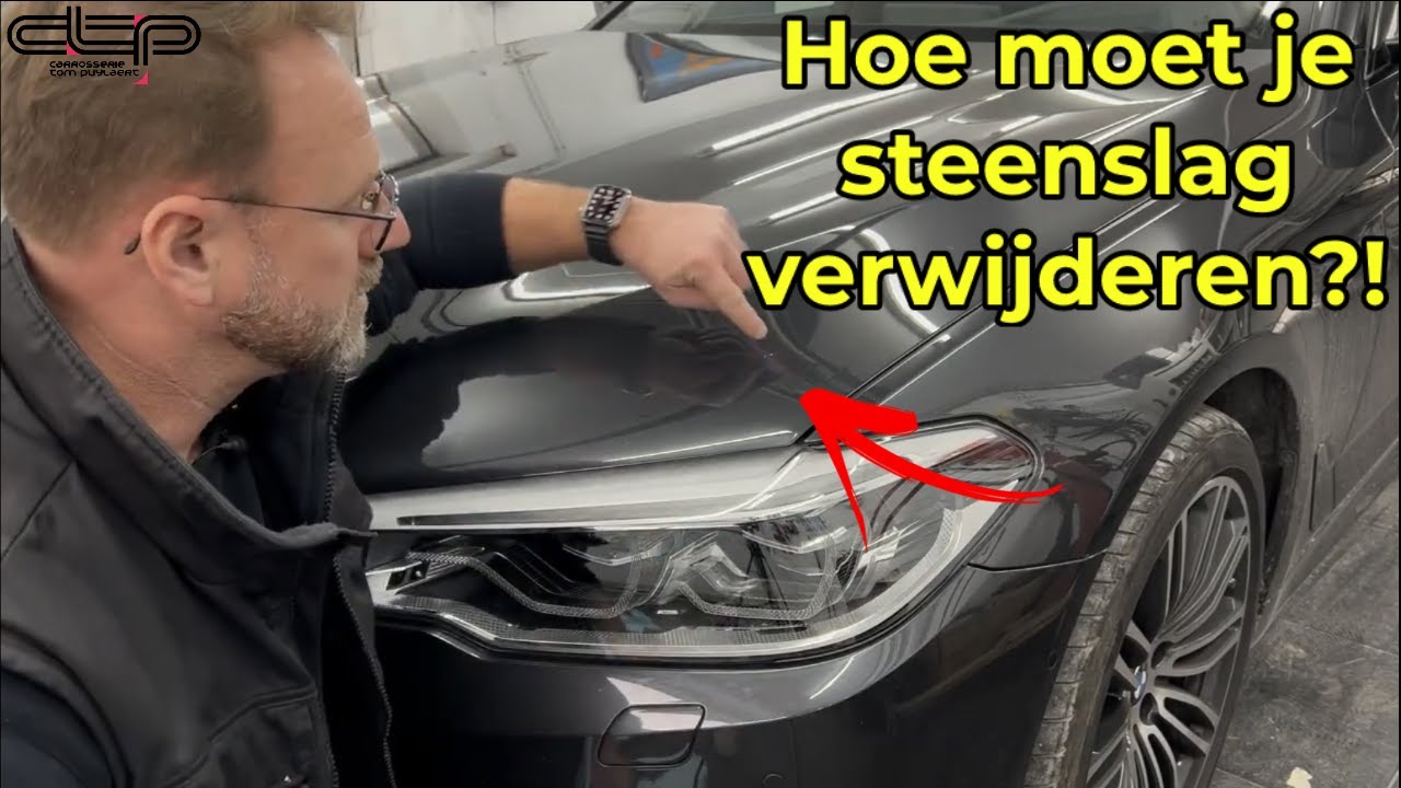 Hoe steenslag verwijderen zonder te spuiten ?!
