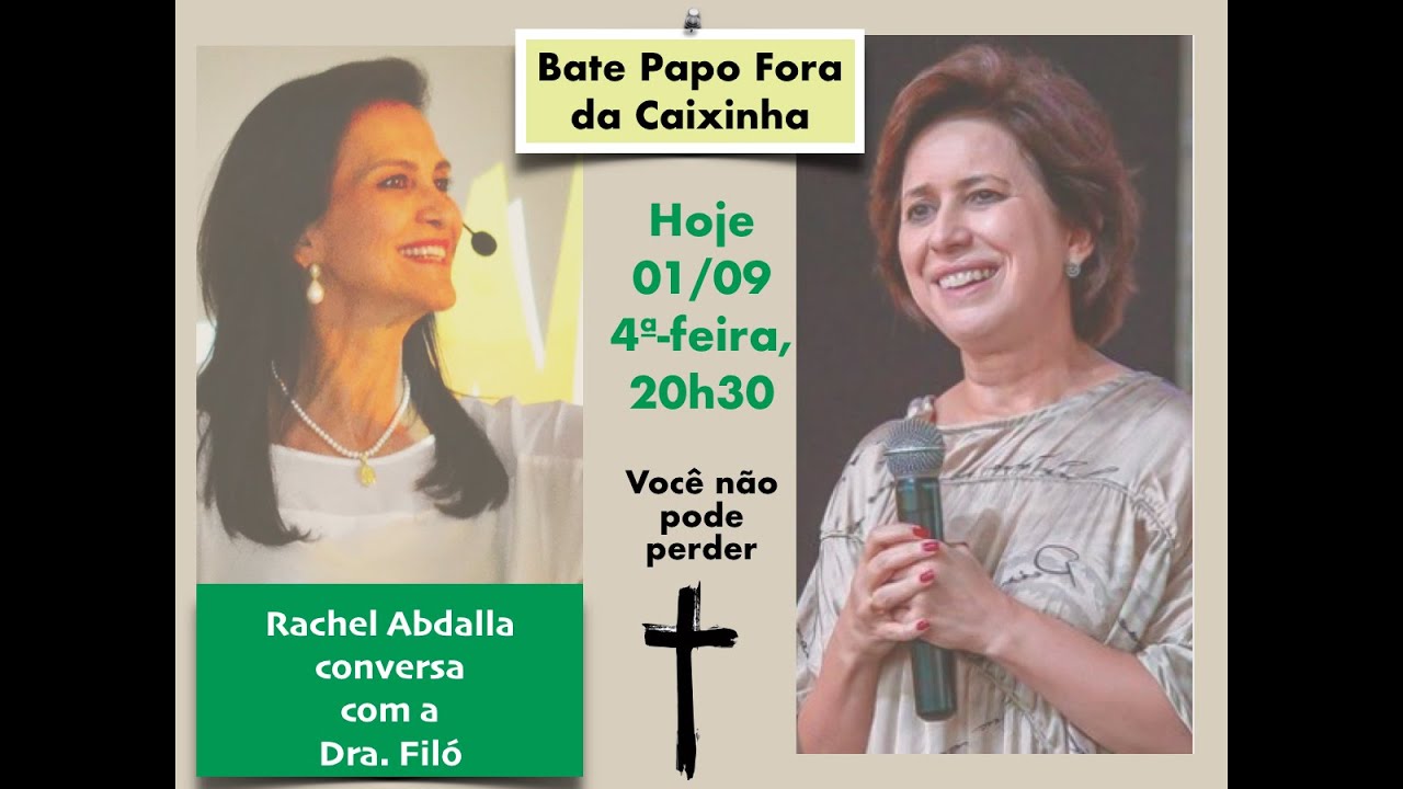 Rachel Abdalla conversa com a Dra. Filó