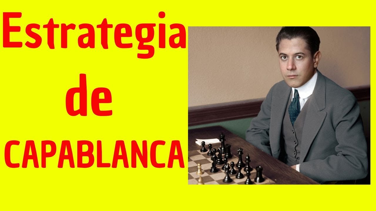 ¿Cómo jugaba CAPABLANCA al ajedrez? conceptos básicos bien aplicados