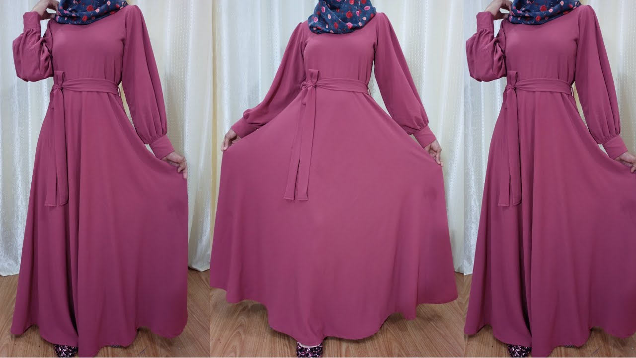 Designer Abaya || Easiest cutting and Stitching