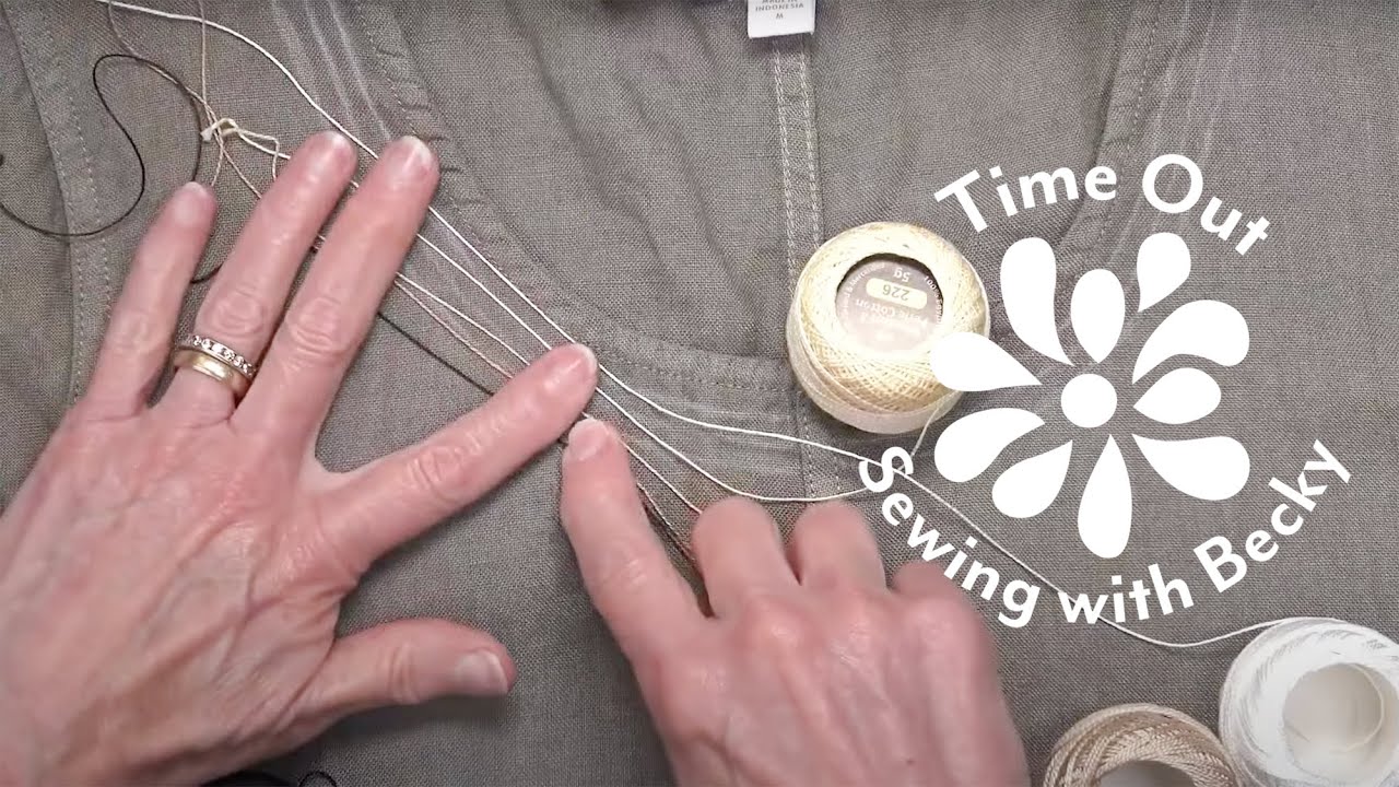 Time Out — Sewing with Becky — Dress Up a Neckline