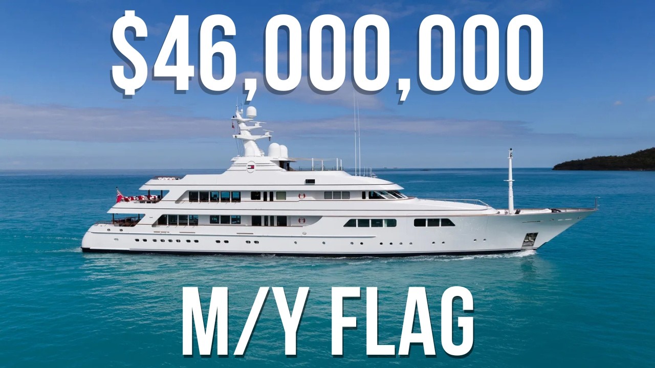 $46M The Flag Superyacht | Tommy Hilfiger Yacht | Designer Yacht | Mania Luxury
