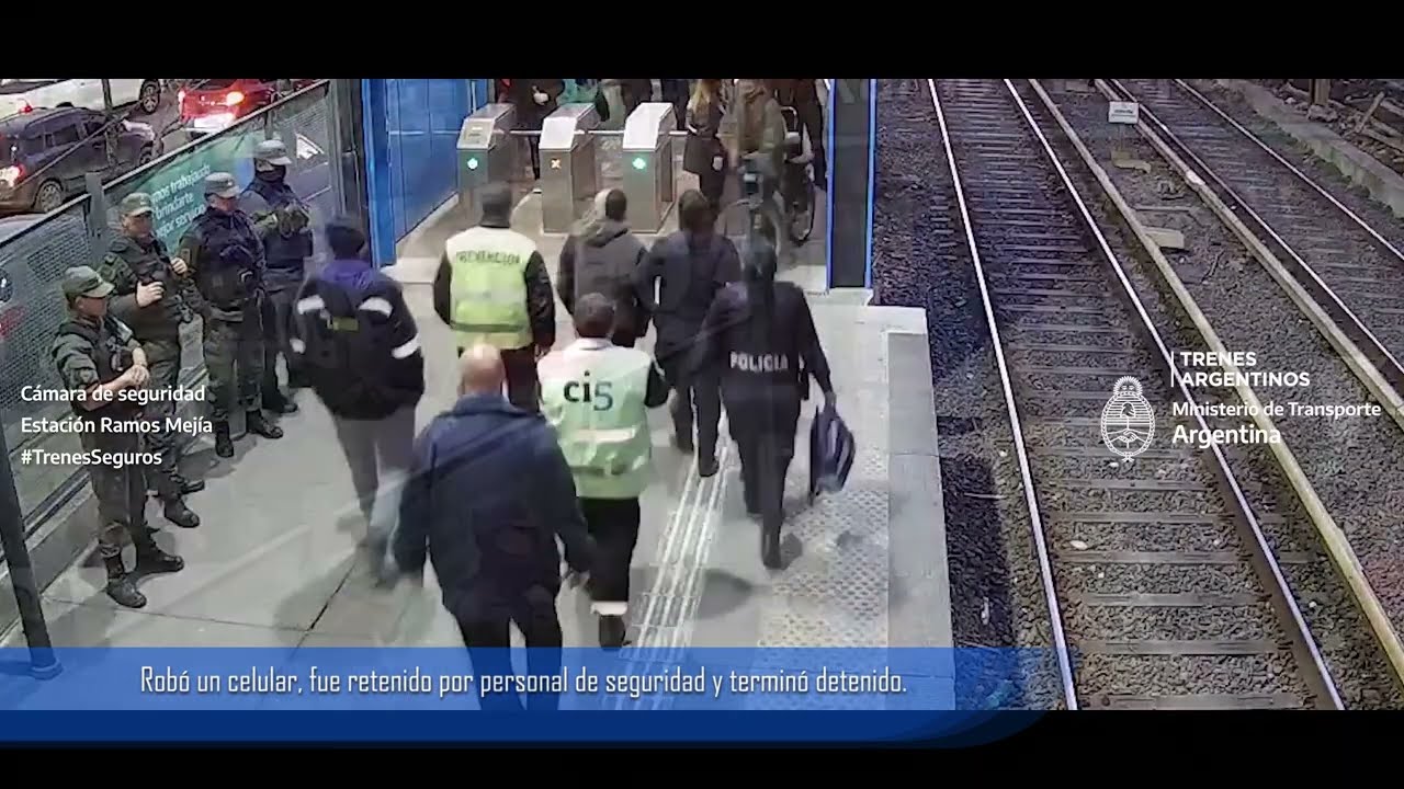 Robó un celular, fue retenido por personal de seguridad y terminó detenido