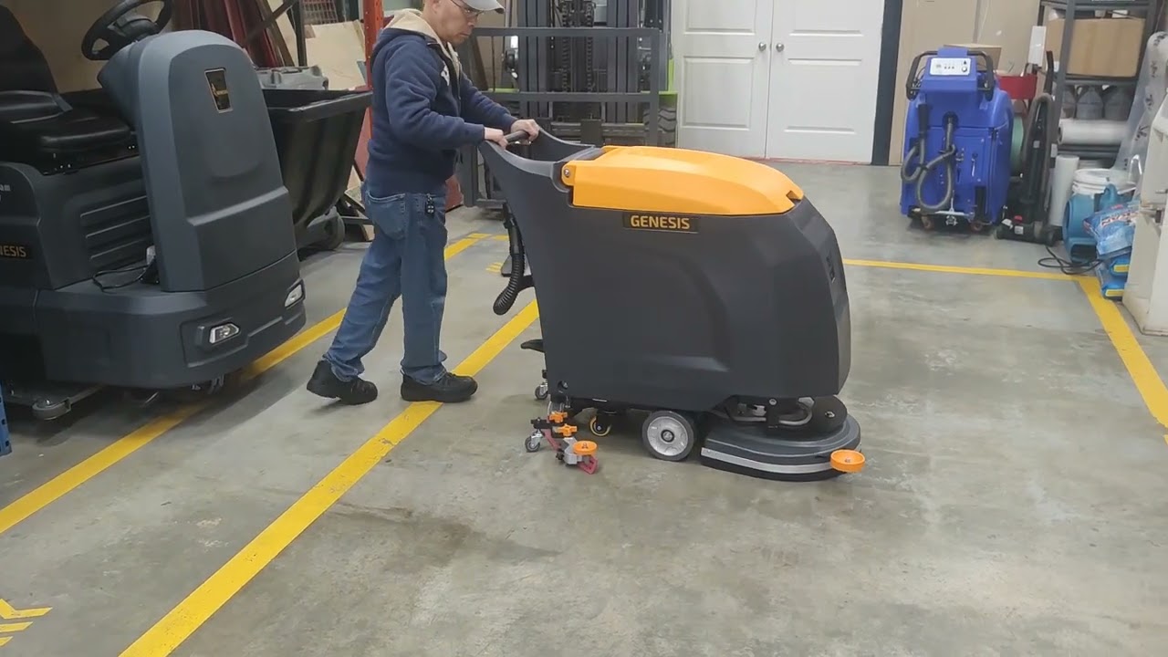 Genesis GSP20-55B Walk-Behind Floor Scrubber. Toll Free: 1.888.232.0225