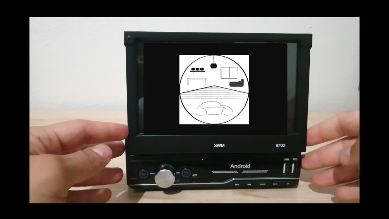 SWM 9702 || 1DIN  AUTO-RADIO ANDROID || GPS || CÁMARA || CONTROLES AL VOLANTE || APPS