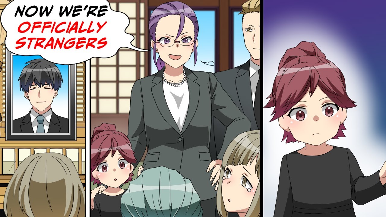 My father's sister treats us badly after my father passes away... [Manga Dub]