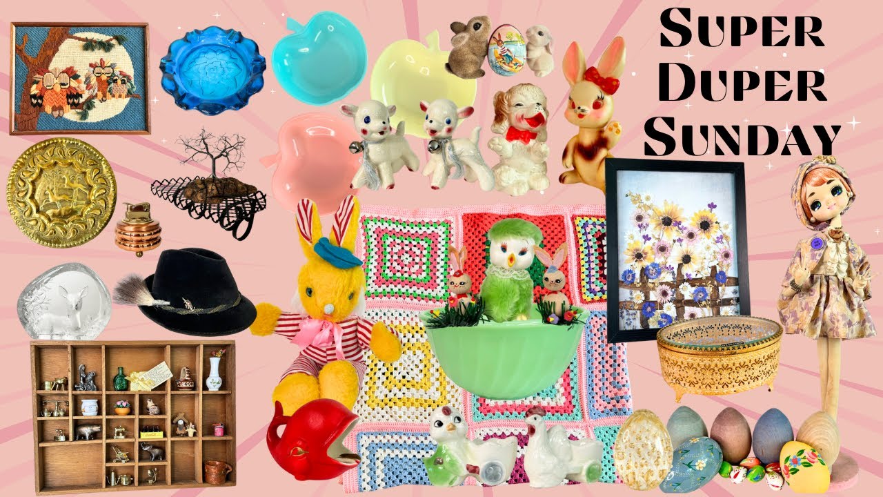 Vintage Live Sale Sunday | Midcentury, Kitsch, Minis | Catch the Newest Grandma-Core Haul & MORE