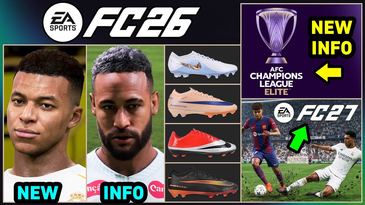 EA FC 26 NEWS | NEW Updates, Additions, Real Faces & FC 27 Early Gameplay ✅