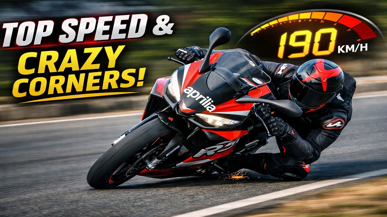 Pushing the Aprilia RS 457 to Its Limits | Top Speed & Knee-Down Corners