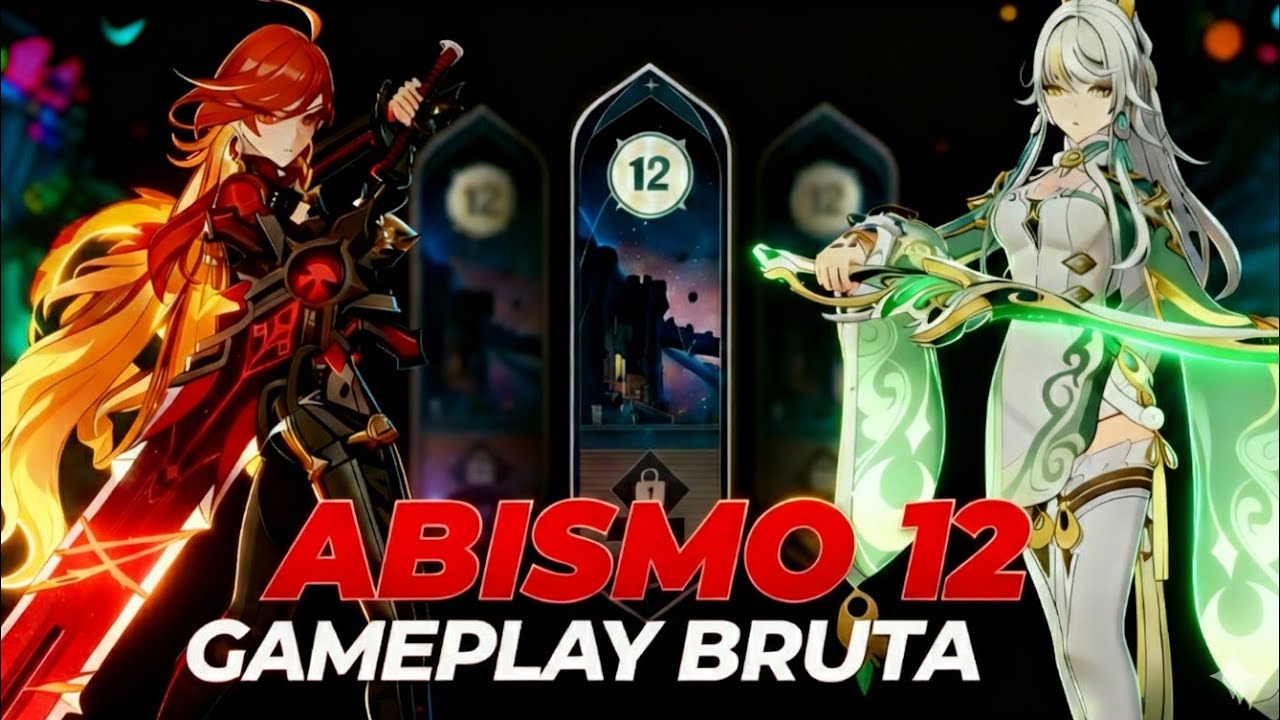 Abismo 12 6.3/6.4 - Mavuika / Zibai | Genshin Impact | Gameplay Bruta PS5 4K