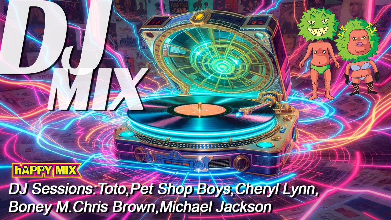 [hAPPY MIX]DJ Sessions:Toto,Pet Shop Boys,Cheryl Lynn,Boney M.Chris Brown,Michael Jackson