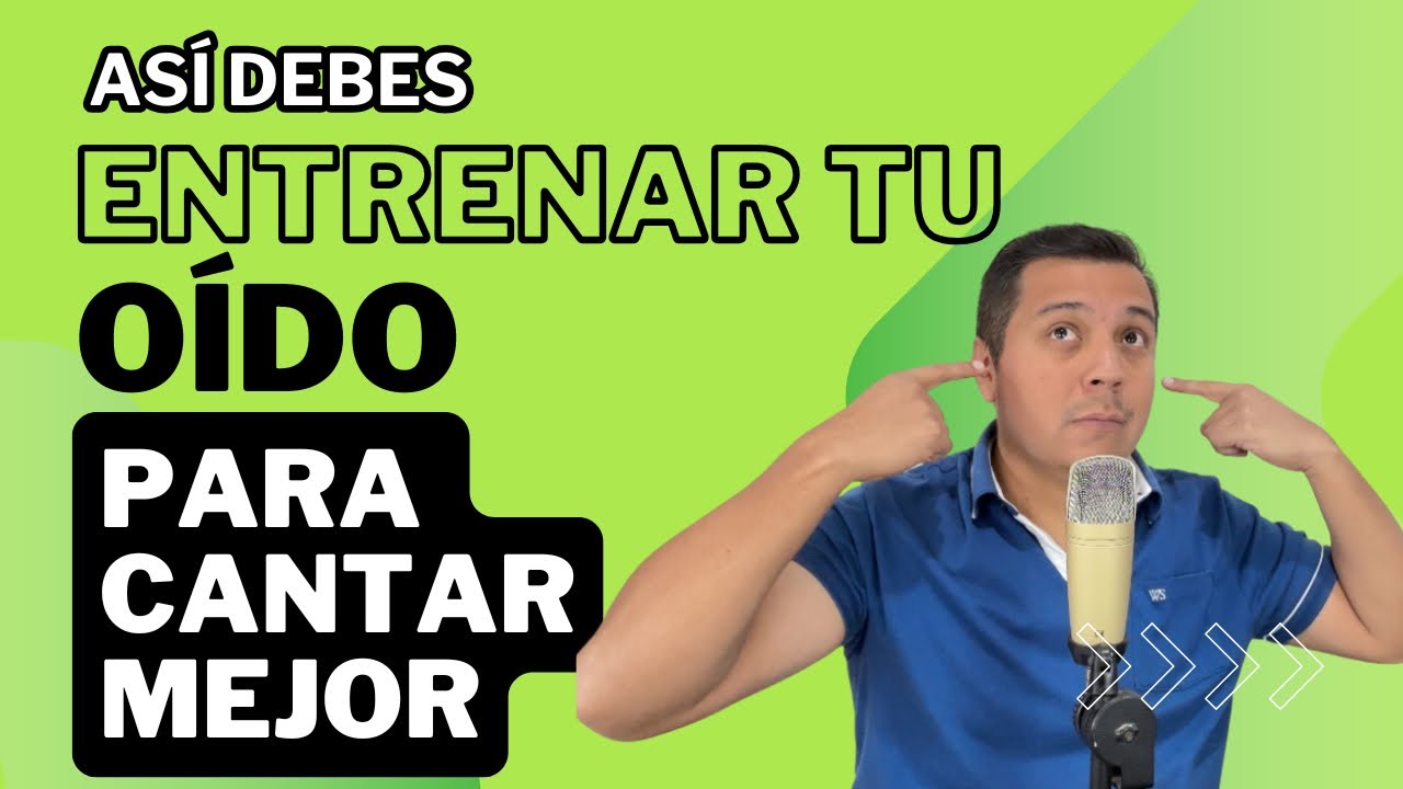 Ejercicio para DESARROLLAR EL OÍDO | Clases de canto | Entrenamiento auditivo