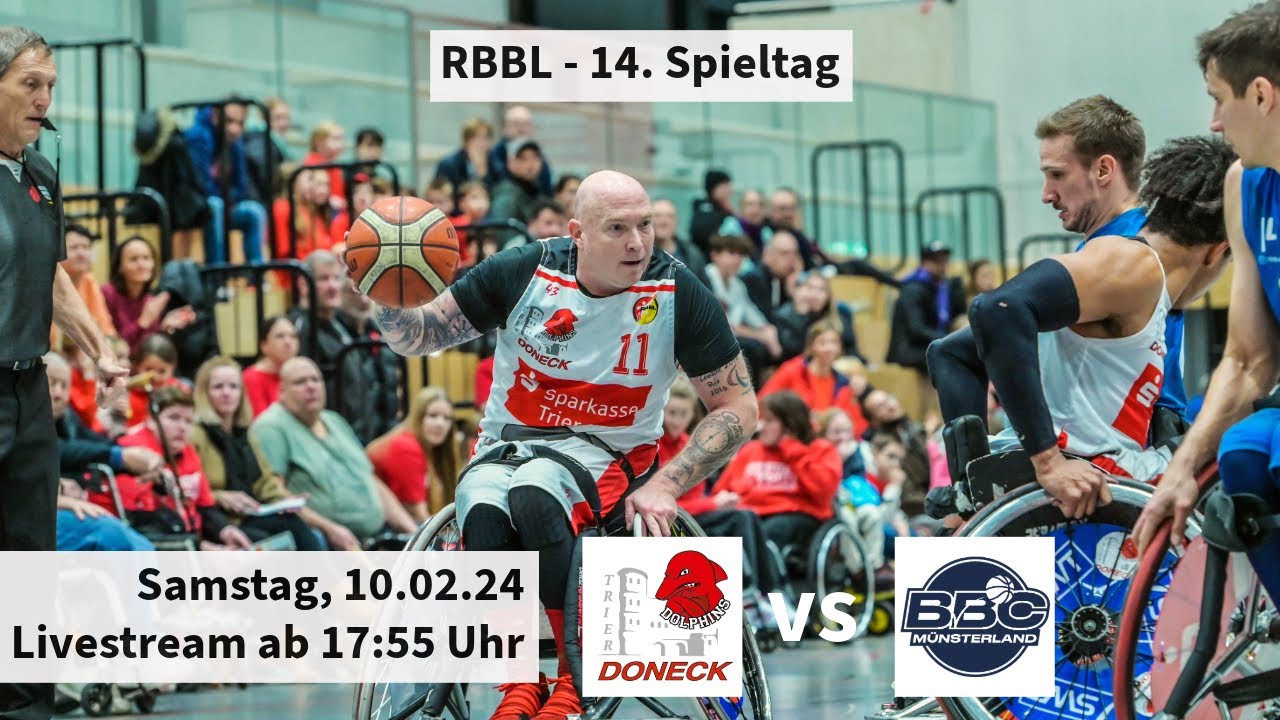 14. Spieltag RBBL: Doneck Dolphins Trier -  BBC Münsterland