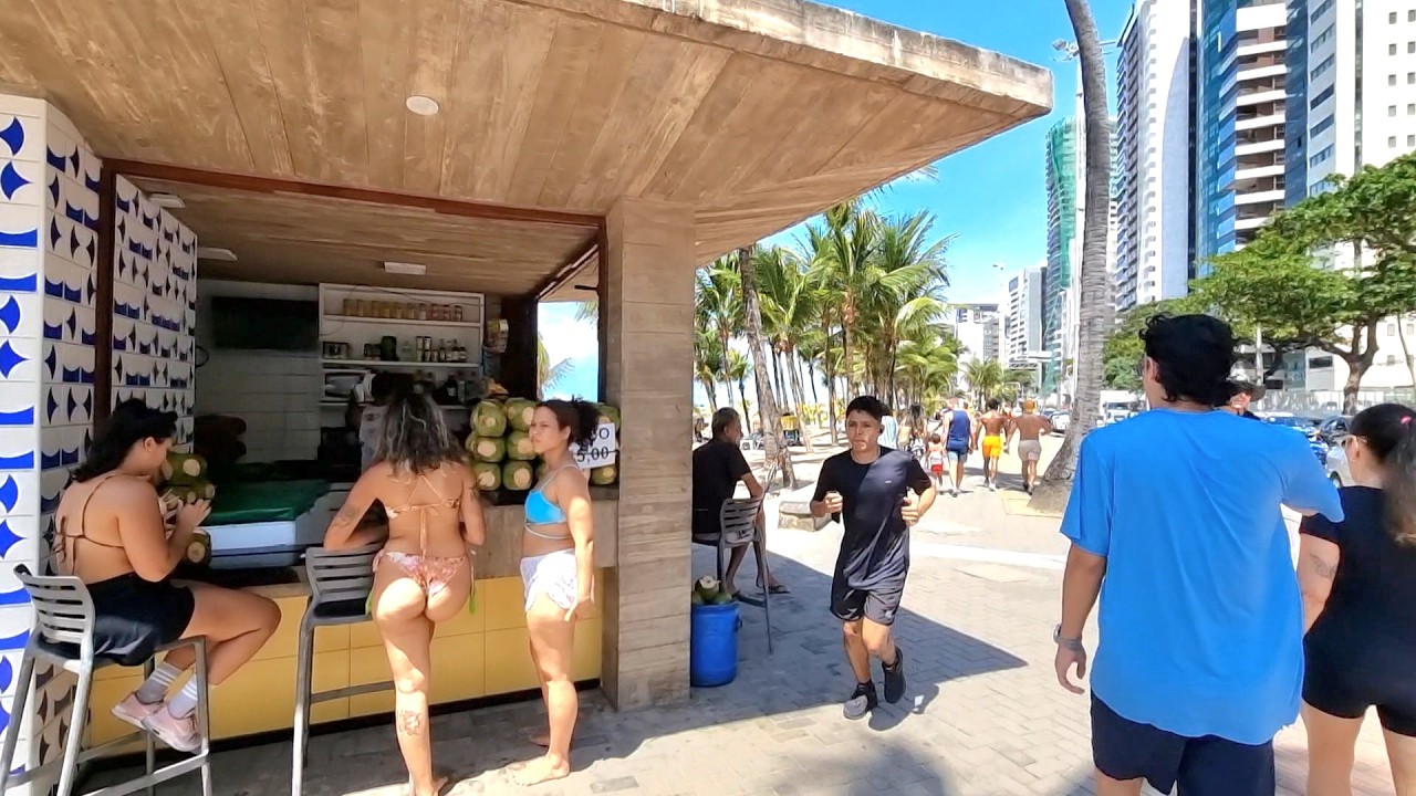 TODA ORLA MARÍTIMA DE RECIFE PINA BOA VIAGEM BAR HOTEL 18 AGOSTO 2024 PERNAMBUCO BRASIL