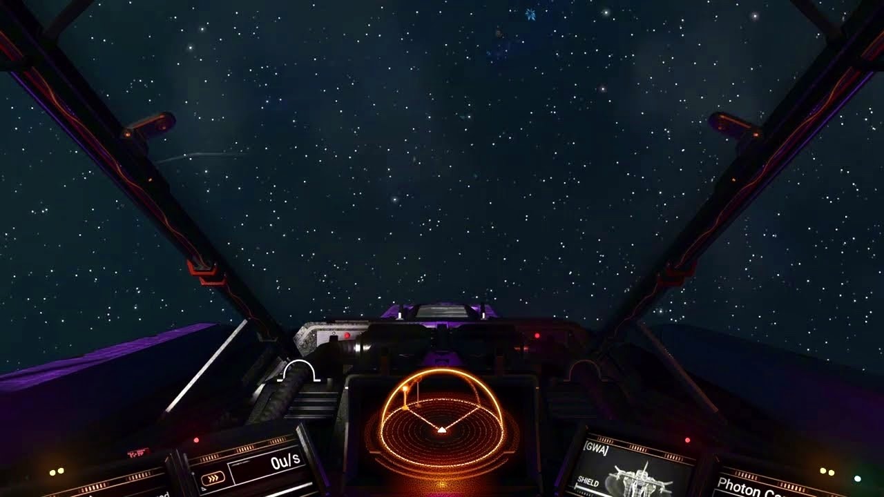 Resting In Starship Cockpit | Outerspace Ambience | No Man’s Sky Ambience