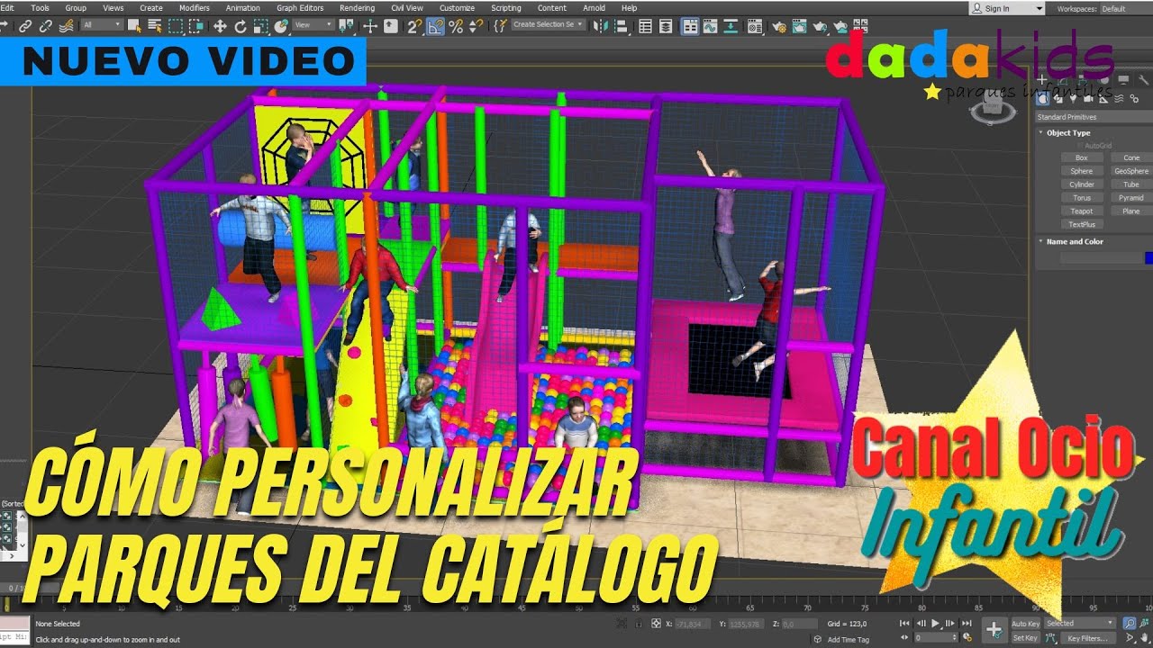 Cómo personalizar el diseño de un parque en 10 minutos. Canal Ocio Infantil (20/10/2022)