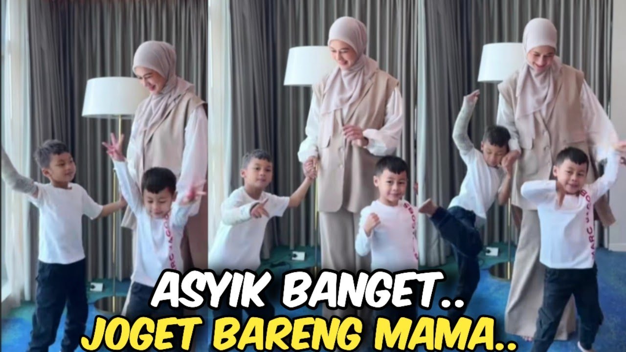 ASYIK BANGET ‼️JOGET BARENG MAMA, KENZO DAN KIANO ASYIK BANGET JOGETNYA@galerikiano 