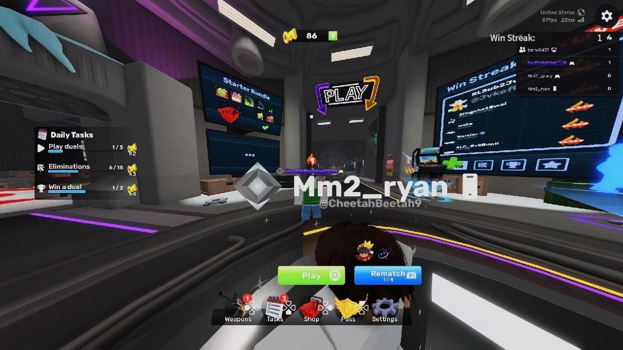 Playing Roblox Rivals with my friend.Fearlesslildj