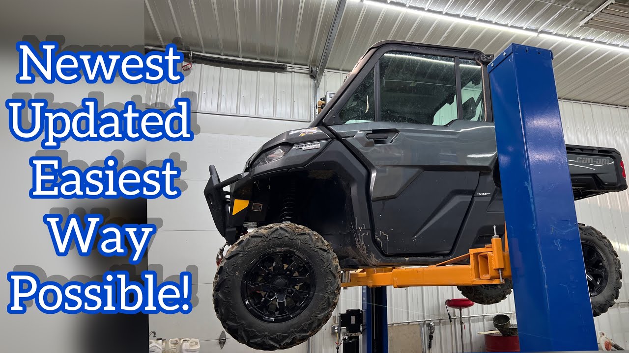 Can Am Defender Oil Change Limited , Models with AC : How To