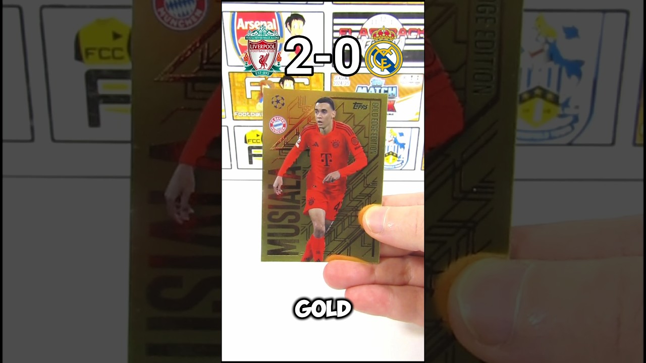 LIVERPOOL VS REAL MADRID Pack Opening | Match Attax 2024/25 Champions League Match Prediction