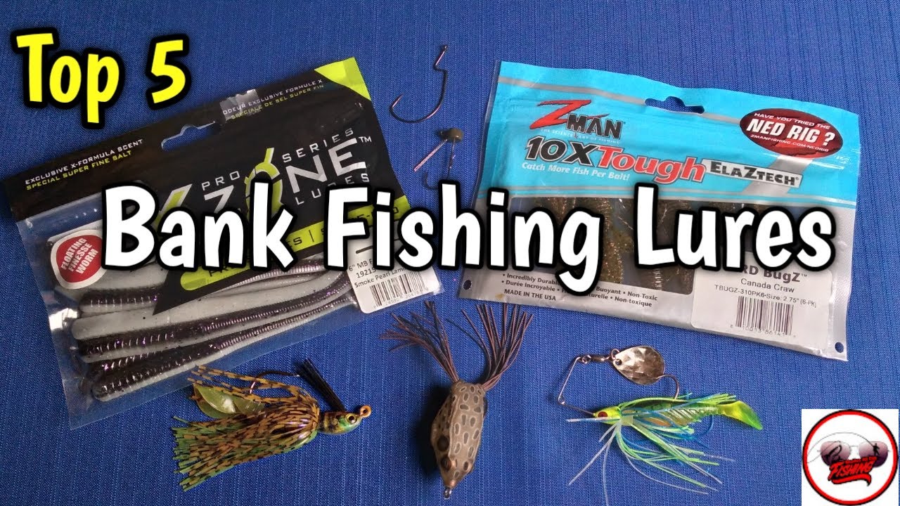 Best Bass Lures for Bank Fishing for Beginners. Bass fishing tips.