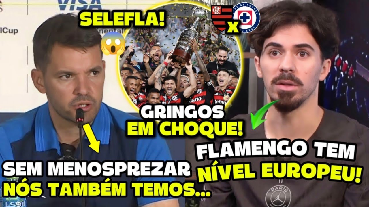 🚨OLHA O QUE O TEC. DO CRUZ AZUL E O VITINHA FALARAM DO FLAMENGO NO MUNDIAL!