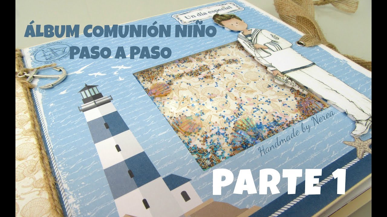 Álbum de comunión fotos + firmas - Niño - Marinero /// Parte 1