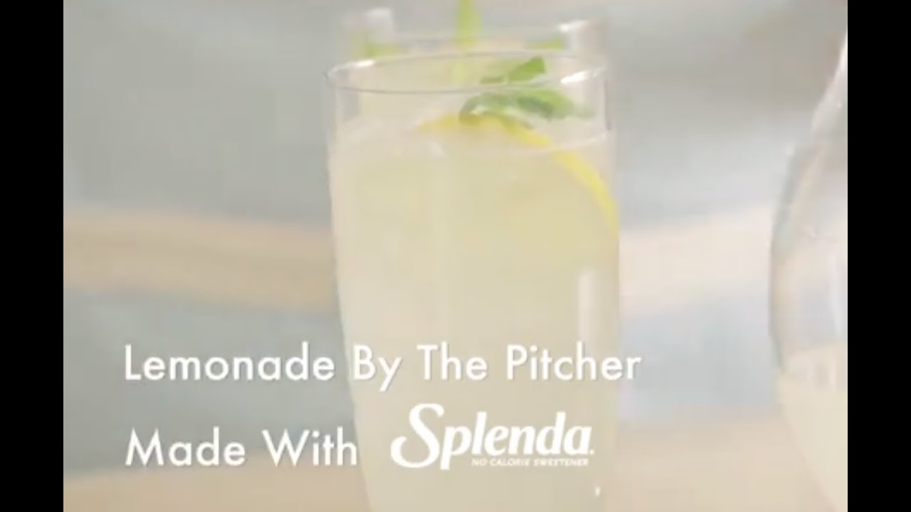 Lemonade by the Pitcher with SPLENDA® Sweetener