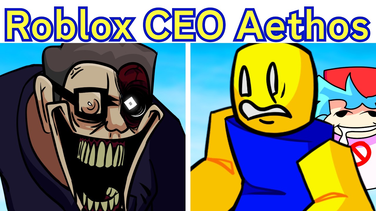 FNF ROBLOX CEO Got An Amazing AETHOS + Lyric Cutscene + Ending (DAVID'S EMPOWERING INNOVATION)