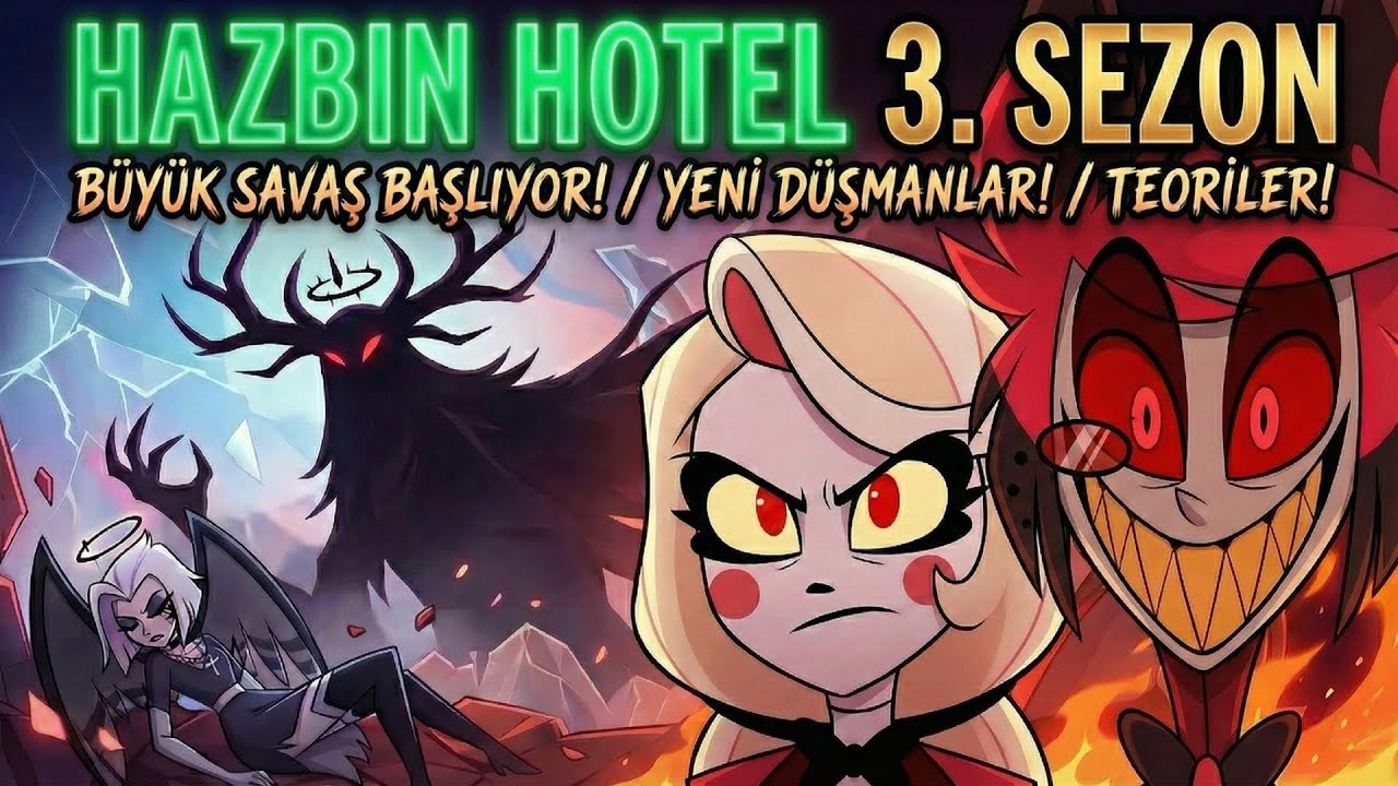HAZBİN HOTEL 3. SEZON: YENİ DÜŞMAN "ROO" VE ALASTOR'UN PLANI! (Tüm Teoriler)🔥