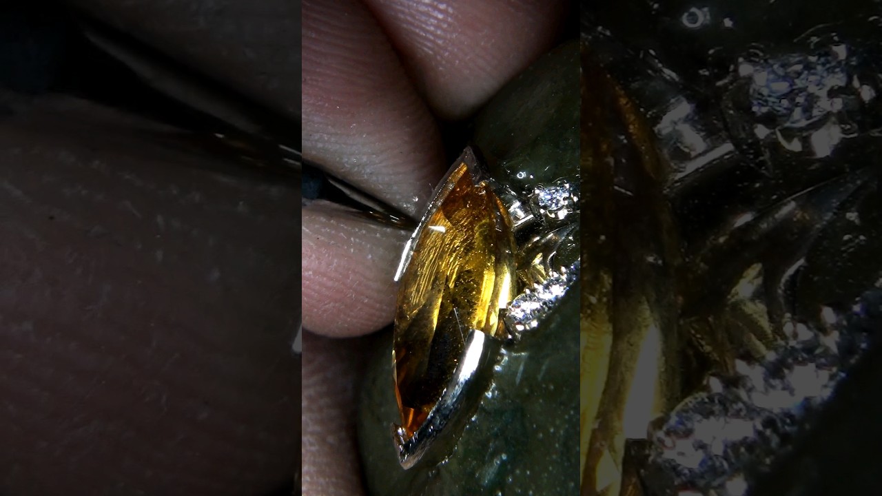 #bezelset #bezelsetting #diamondsetting #stonesetting #stonesettingcourse