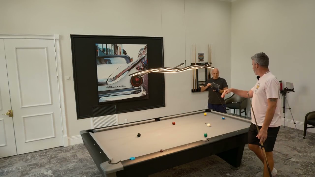 RUNNING 7 BALLS UNDER MIKE DELAWDER SUPERVISION IN 10 BALL GAME