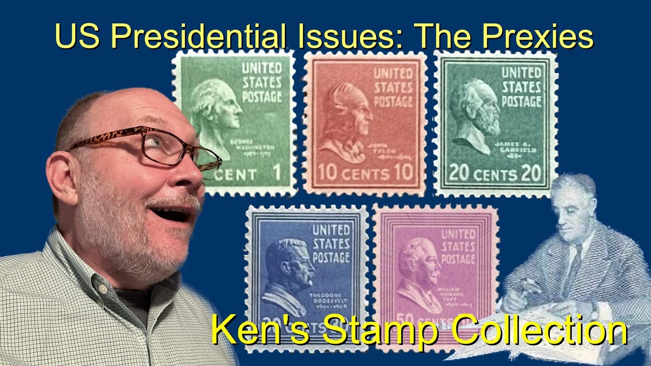 1938 US Presidential Stamp Issues: The Prexies