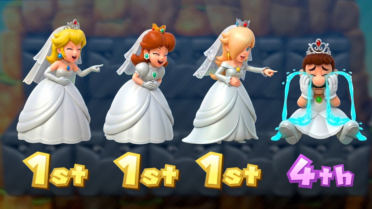 【마리오 파티 10】 미니게임 대결! 피치 VS 데이지 VS 로젤리나 VS 루이지