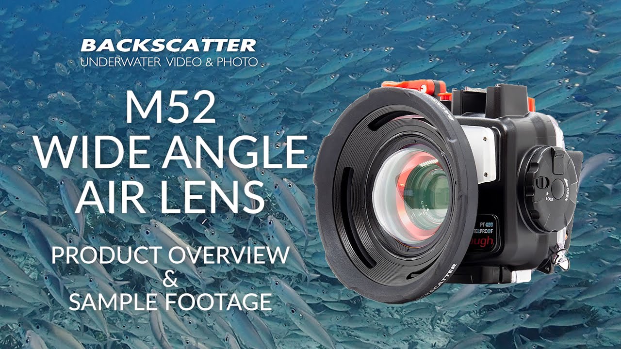 Best Olympus TG-5 Underwater Lens - Backscatter M52 Wide Angle Air Lens Review