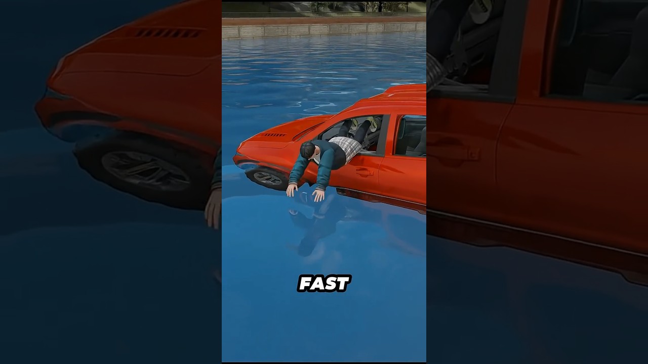 How to Escape a Sinking Car In Just 10 Seconds 🤯
