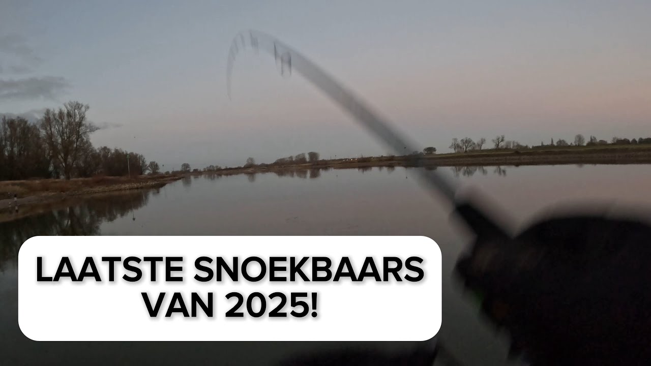 Laatste SNOEKBAARS van 2025! 🎣🐟