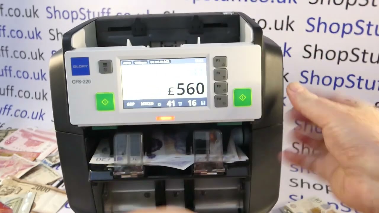How To Clear Jams Stuck Notes On Glory GFS 200 GFS220 Banknote Bill Counter