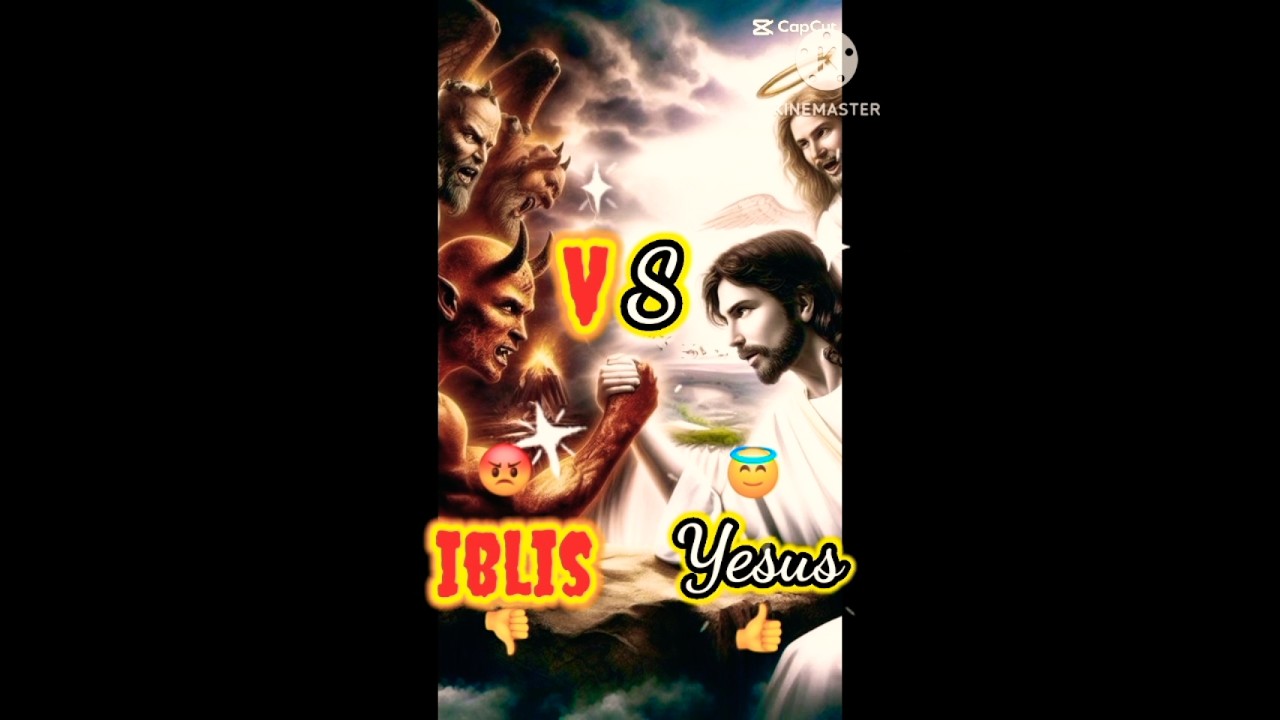 #video #shorts #satan #jesus #jedagjedug Iblis Vs Jesus [Tuhan Yesus 😇🙏]