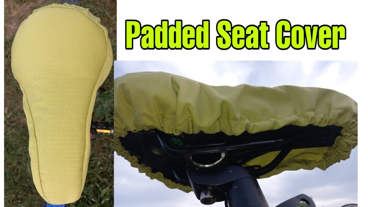 DIY Padded Bike Seat Cover/Cushion Seat Cover
