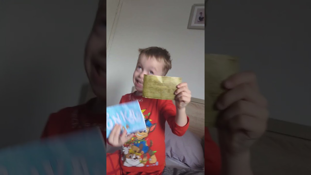 Jacob found a golden ticket 🎟️
