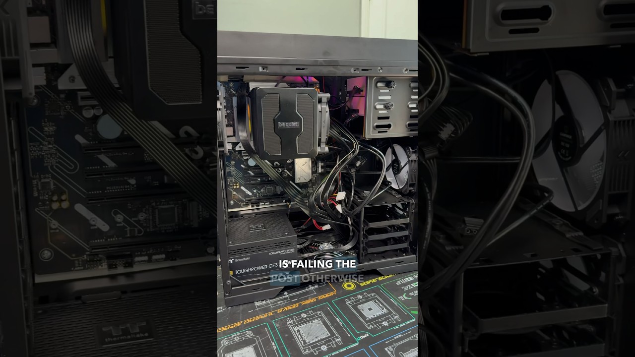 NEW PC NO POST! #tech #pc #pcrepair #computerrepair #repair #pcbuild