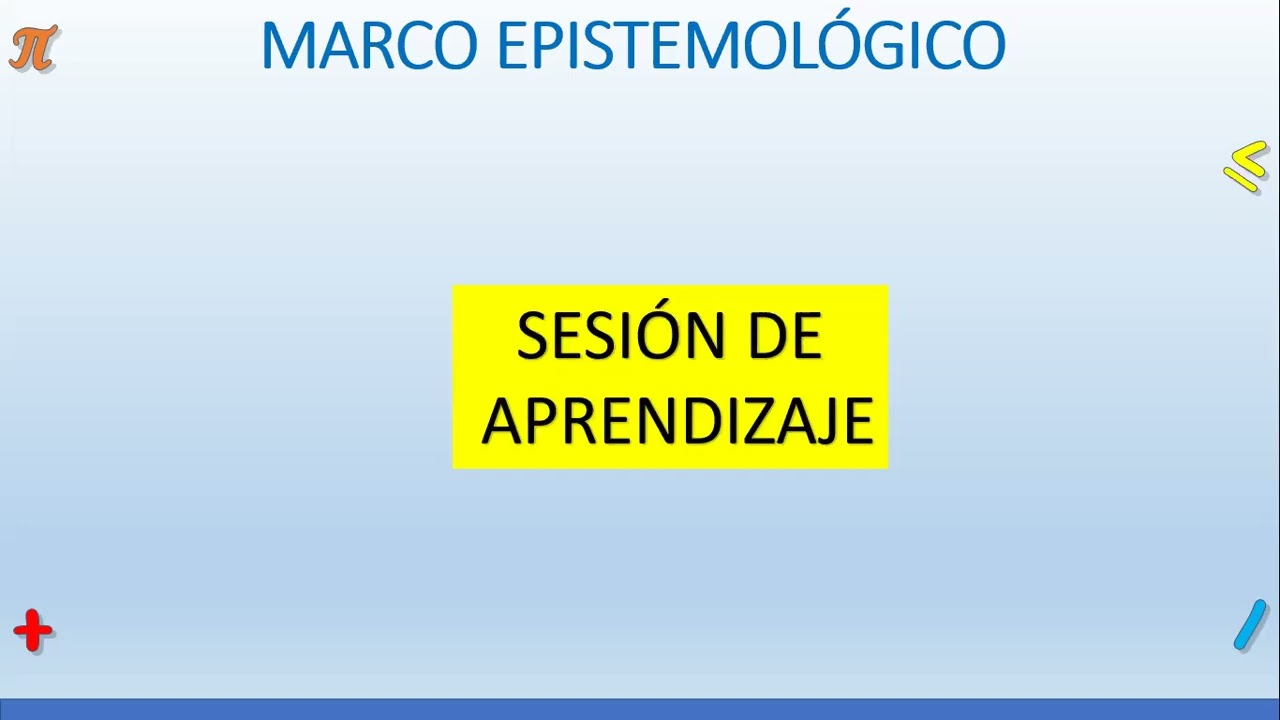Sesión de aprendizaje: Matemática
