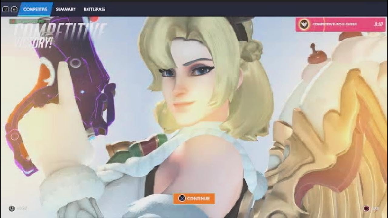 Overwatch High ranked mercy only dies once
