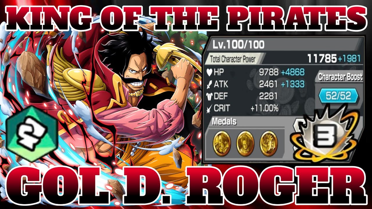 GOL D. ROGER KING OF THE PIRATES GAMEPLAY | ONE PIECE BOUNTY RUSH | OPBR