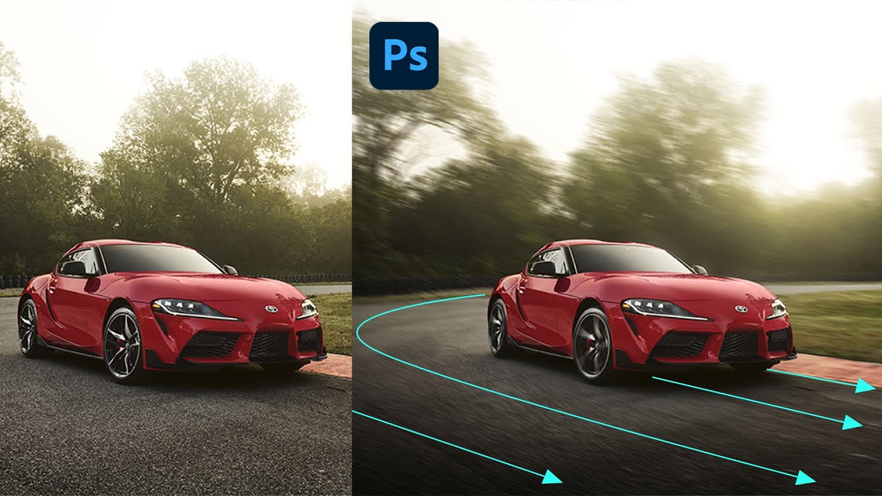 Como criar efeito de Movimento com o Photoshop - Avançado