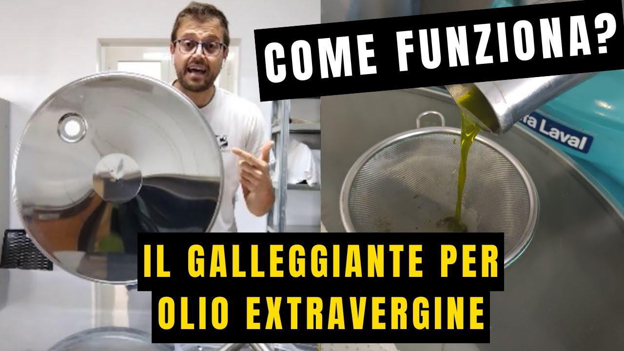 Come conserva l'olio extravergine con i galleggianti ad aria 