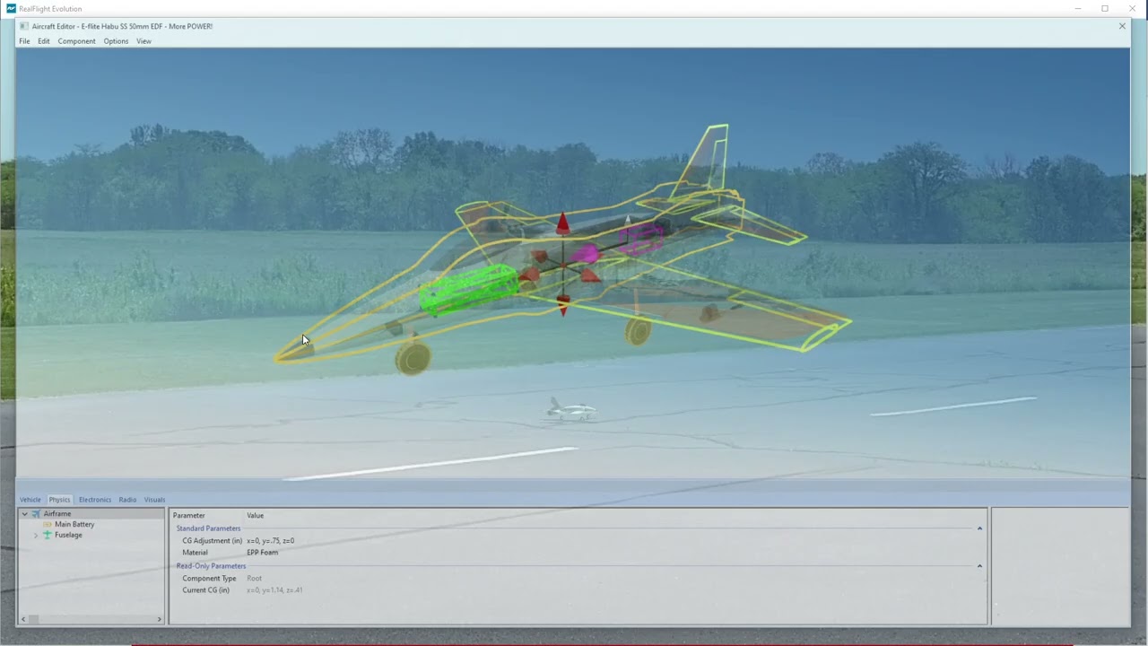 RealFlight How-to: Making basic edits to an aircraft.